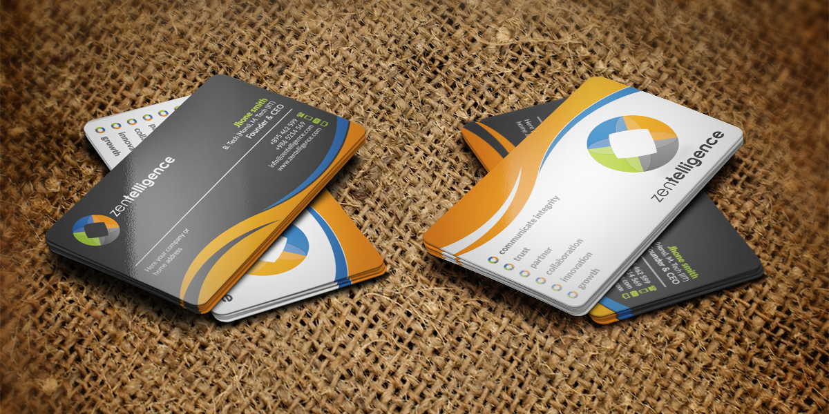 Business Card Design by WebixBD for Zentelligence | Design #4985272