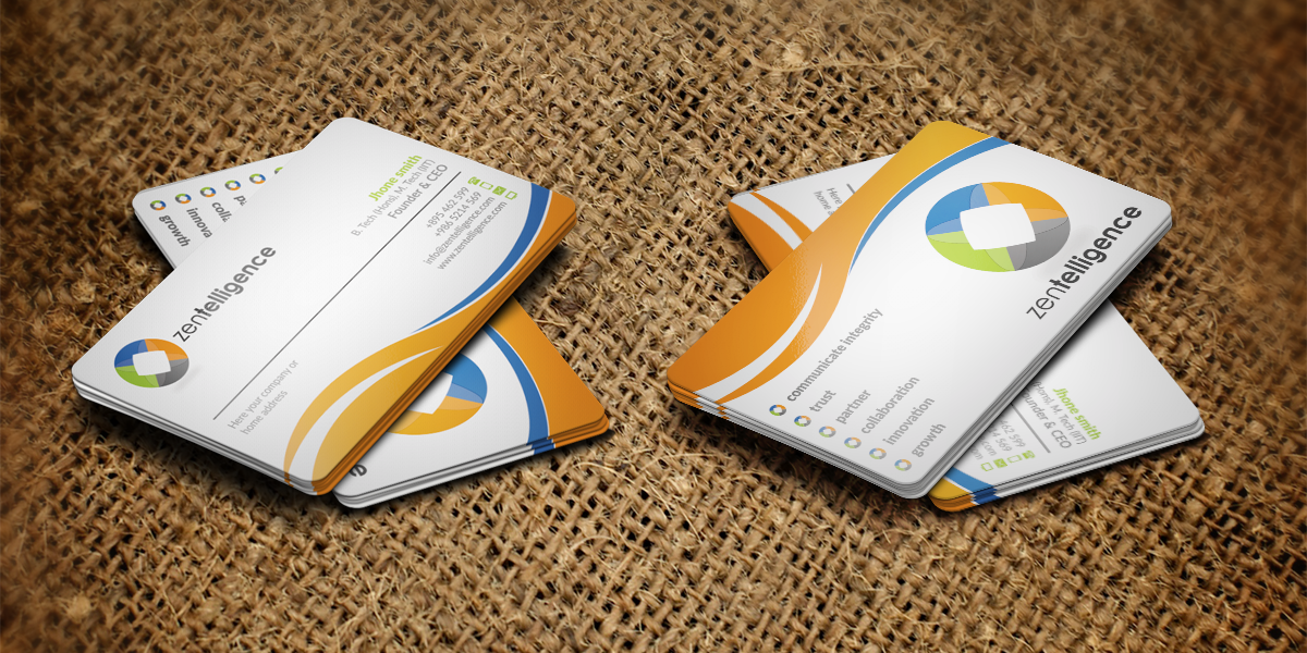 Diseño de Tarjeta de Presentación por WebixBD para Zentelligence | Diseño #4985328