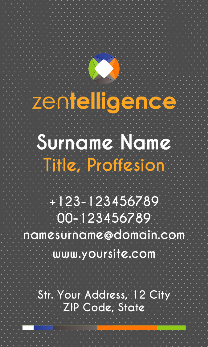 Design de Carte de Visite par albert.a pour Zentelligence | Design #4948840