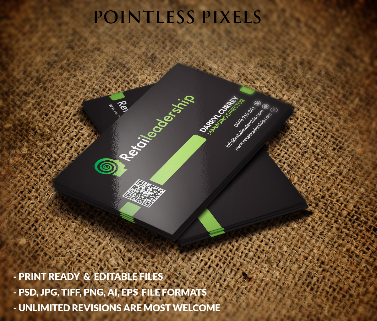 Business Card Design by Pointless Pixels India for this project | Design #5014201