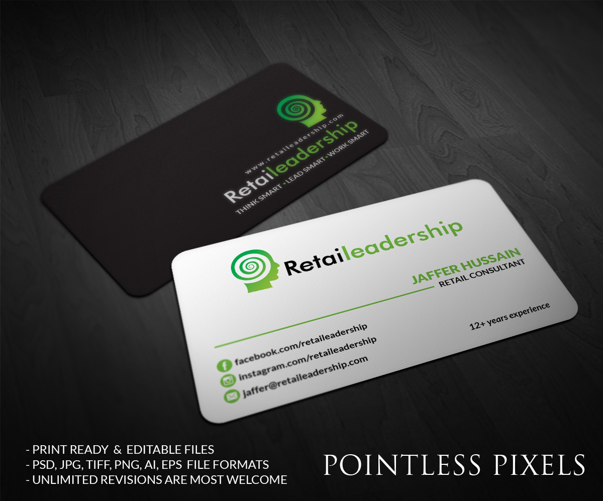 Diseño de Tarjeta de Presentación por Pointless Pixels India para este proyecto | Diseño #5049050