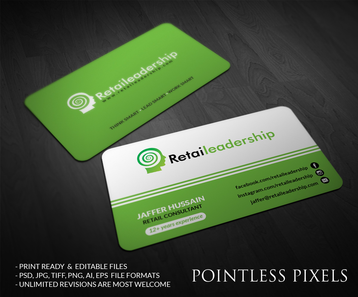 Diseño de Tarjeta de Presentación por Pointless Pixels India para este proyecto | Diseño #5049134