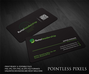 Business Card Design by Pointless Pixels India for this project | Design: #5076469