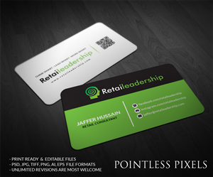 Business Card Design by Pointless Pixels India for this project | Design: #5076700