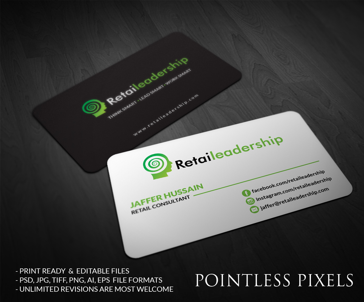 Visitenkarten-Design von Pointless Pixels India für dieses Projekt | Design #5087416