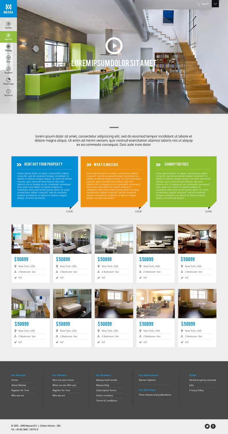 Web Design by AVROM for Maximilius BV | Design #5149299