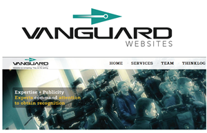 Vanguard Websites | Diseño de Logo por Vibrix Media