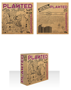 Packaging Design by emm-p for Planted surfwax | Design #5550323
