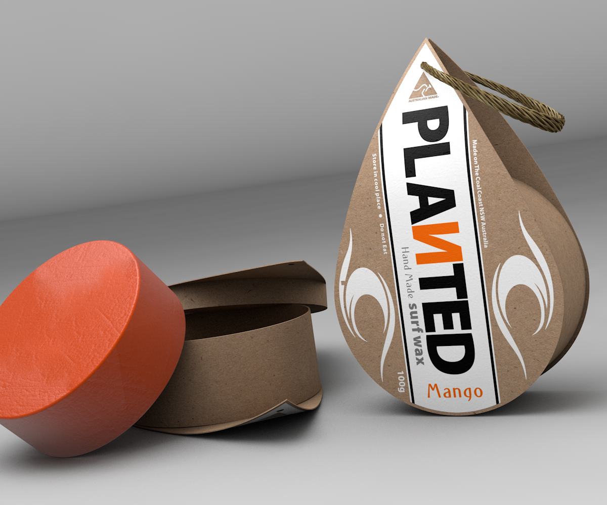 Verpackungs-Design von Sabin Design Studio für Planted surfwax | Design #5305328