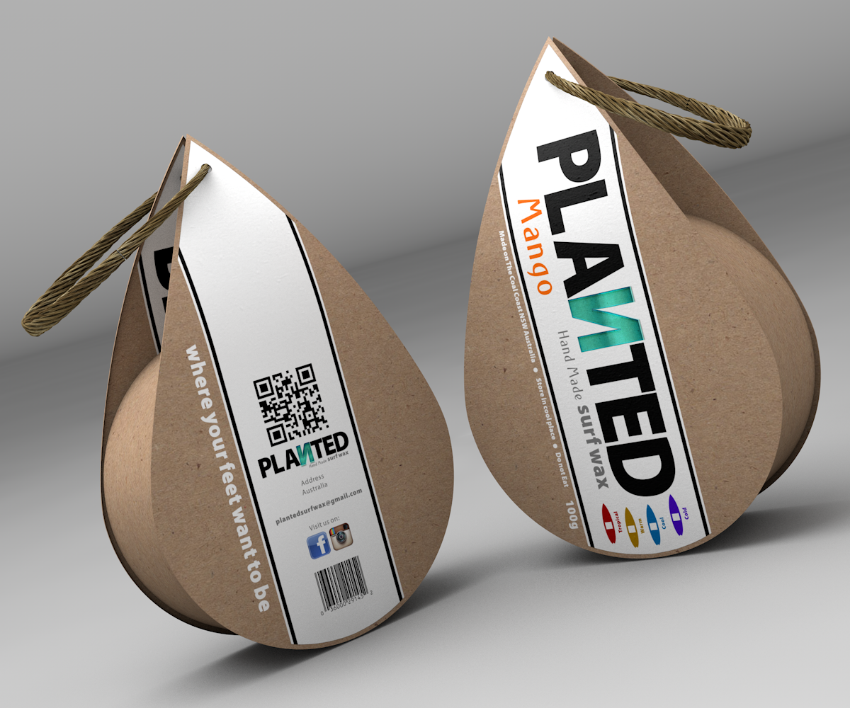 Verpackungs-Design von Sabin Design Studio für Planted surfwax | Design #5311130
