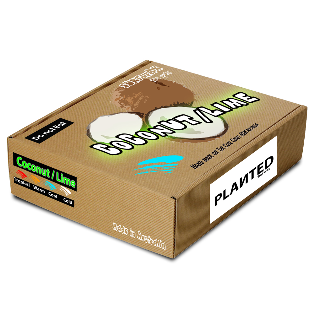 Verpackungs-Design von tarokun für Planted surfwax | Design #4908523
