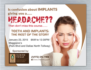 Continuing education invitation | Postcard Design by Sbss