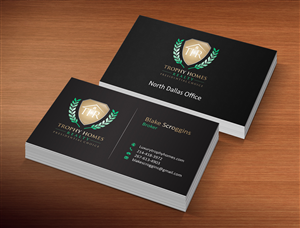 Business Card Design by Creation Lanka for Trophy Homes Realty, LLC | Design #5111446