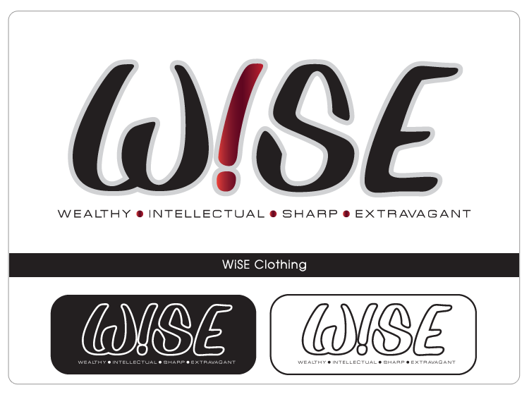 Logo Design by Suzie Q - Q13Designs.com for W.i.S.E Clothing Co.  | Design #240489