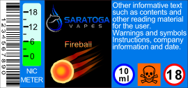 Design Étiquette par lazardanlucian pour Saratoga Vapor Store, LLC | Design #4879394