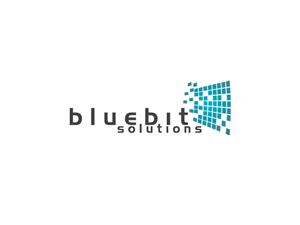 blueBit Solutions | Logo Design by Electric Sparrow