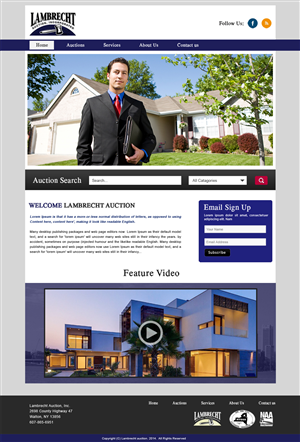 Wordpress Design by webxvision