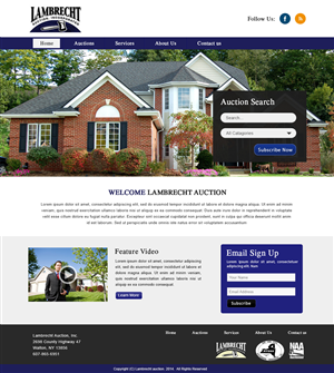 Diseño Wordpress por webxvision para AuctionServices.com, Inc. | Diseño #4884190
