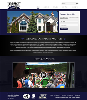 Diseño Wordpress por webxvision para AuctionServices.com, Inc. | Diseño: #4886211