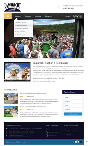 Diseño Wordpress por pb para AuctionServices.com, Inc. | Diseño: #4888782