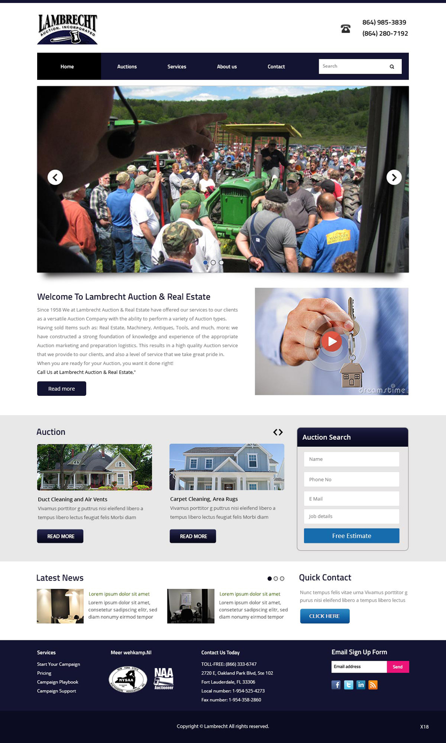 Diseño Wordpress por pb para AuctionServices.com, Inc. | Diseño #4888785