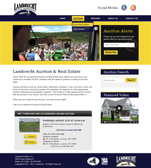 Diseño Wordpress por Creative X Designs para AuctionServices.com, Inc. | Diseño: #4880949