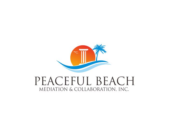 Logo-Design von neocro für Peaceful Beach Mediation & Collaboration, Inc. | Design: #4877437