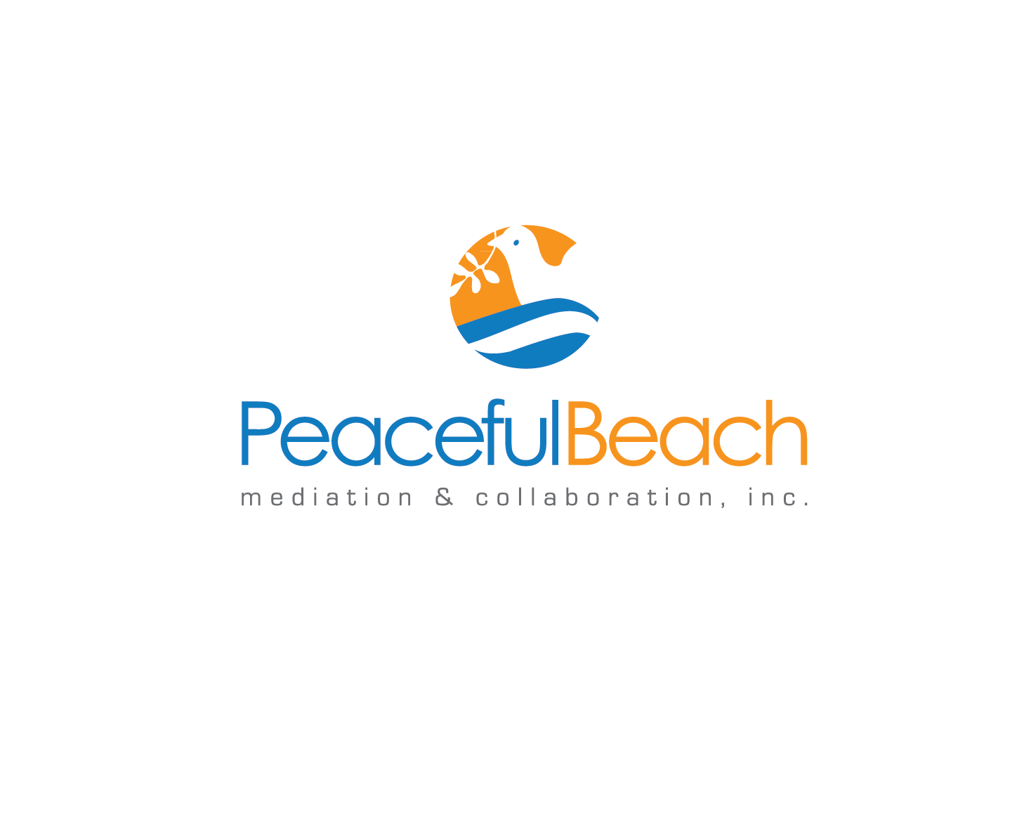 Logo-Design von Pv_999 für Peaceful Beach Mediation & Collaboration, Inc. | Design #4946444