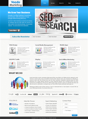 Diseño Web por webxvision para Voodo Marketing | Diseño #1412743