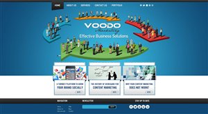 Web Design by TechWise for Voodo Marketing | Design: #1394479