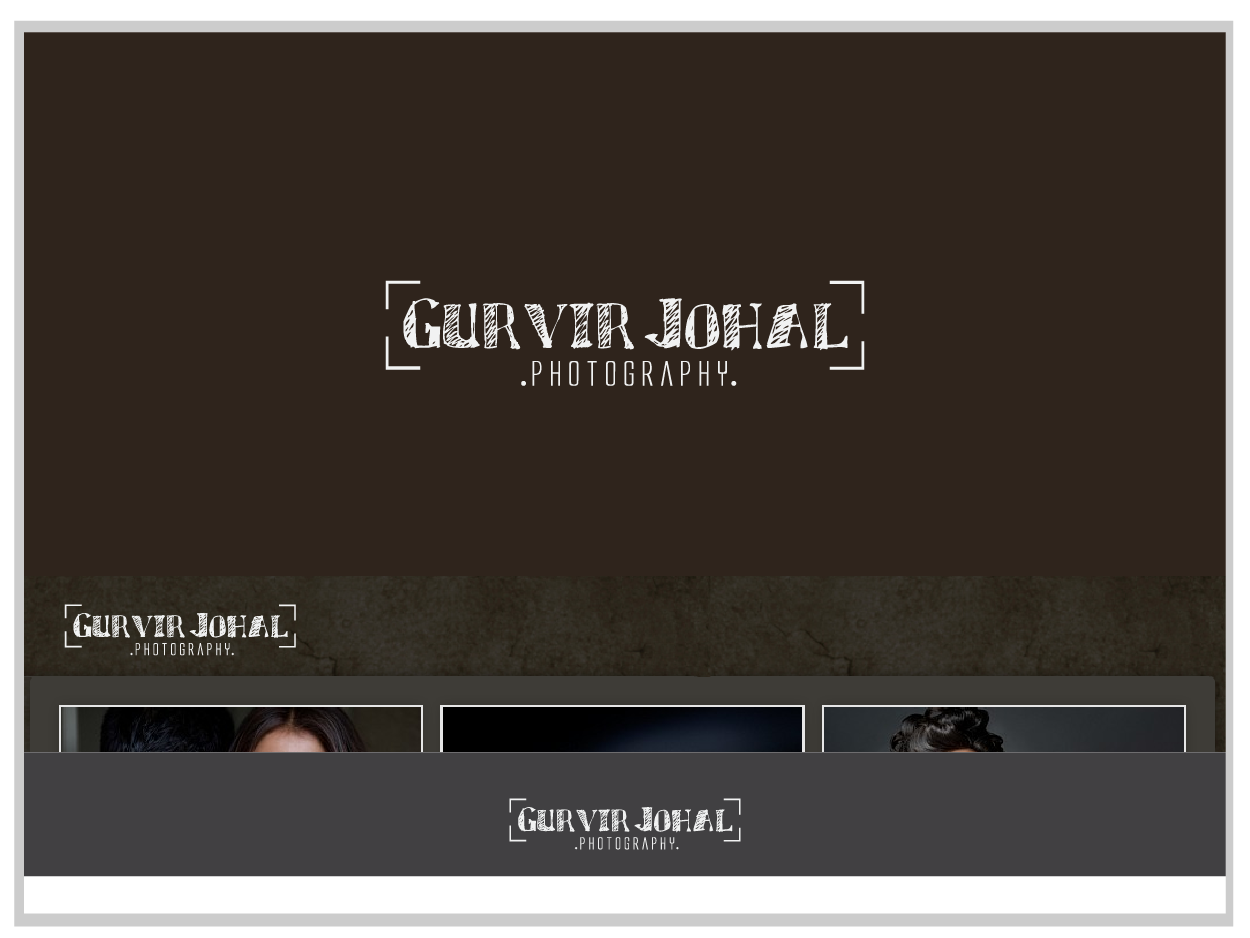 Diseño de Logo por vhey para Gurvir Johal Photographer | Diseño #1400916