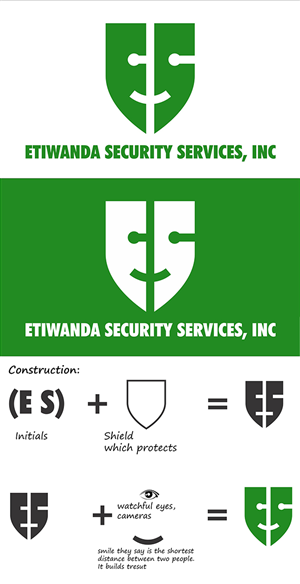 Logo Design by Reuben for Etiwanda Security Services, Inc. | Design: #4890651