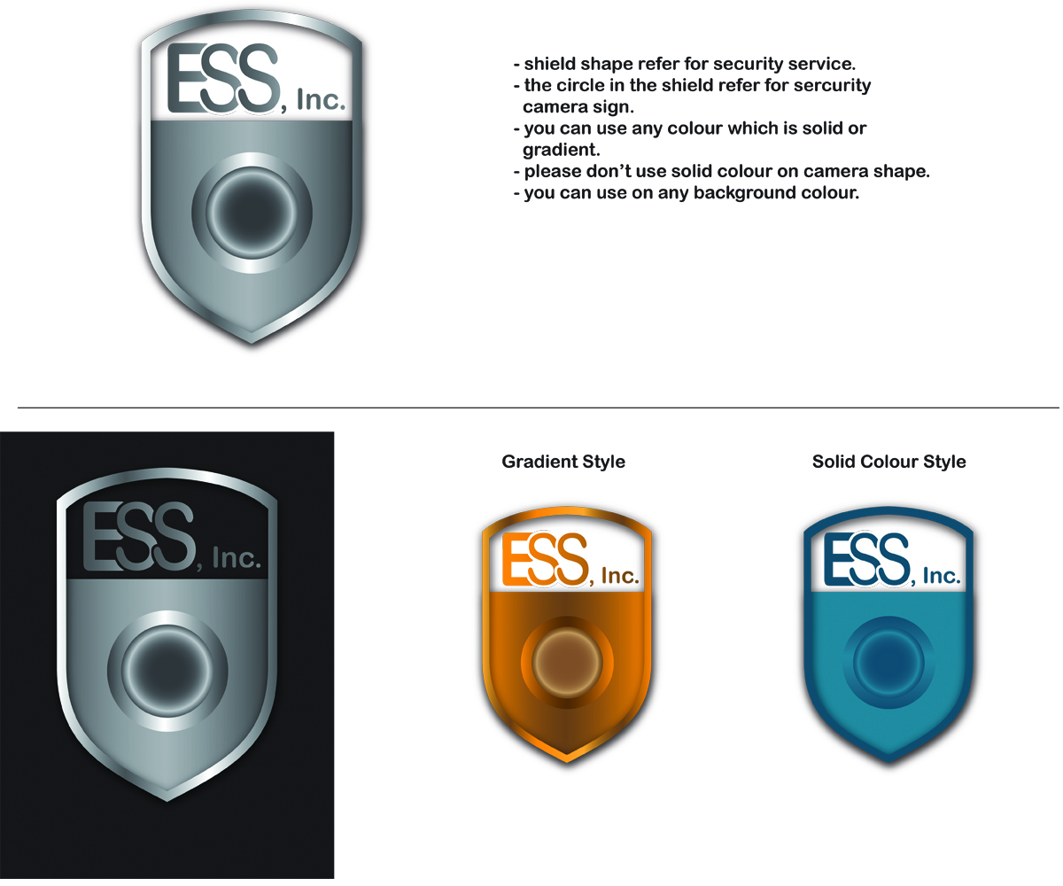 Logo Design by red devil for Etiwanda Security Services, Inc. | Design #4973290