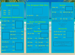 Menu Design by RedefineDesigns