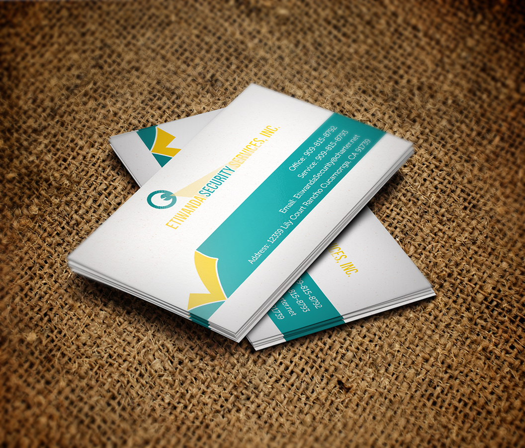 Business Card Design by Designer Valley for Etiwanda Security Services, Inc. | Design #4968507