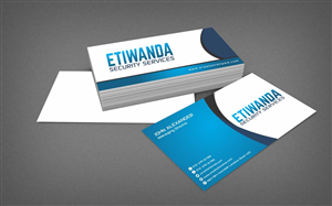 Business Card Design by szabist for Etiwanda Security Services, Inc. | Design: #4899693