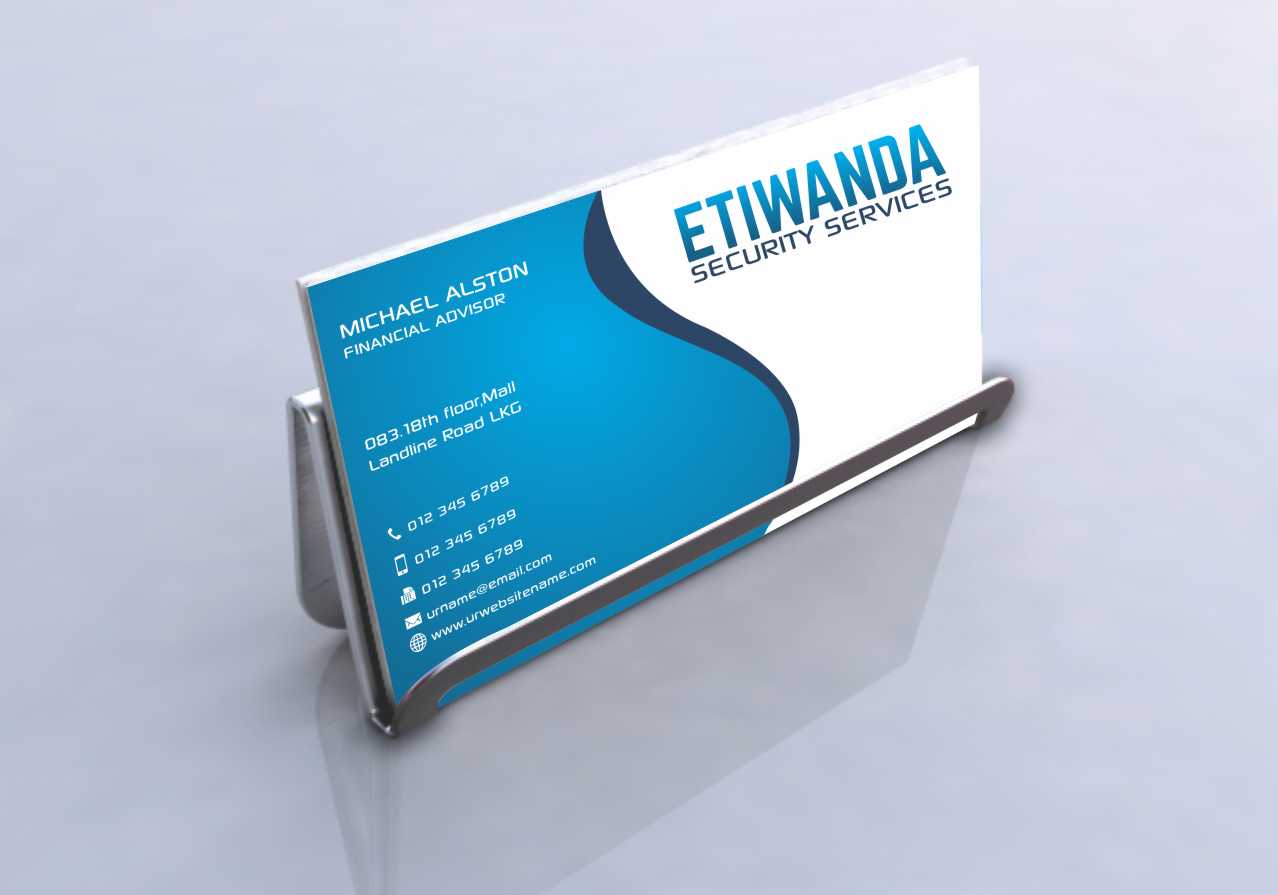 Business Card Design by szabist for Etiwanda Security Services, Inc. | Design #4899699