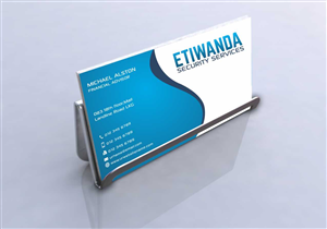 Design de Carte de Visite par szabist pour Etiwanda Security Services, Inc. | Design : #4899699