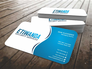 Design de Carte de Visite par szabist pour Etiwanda Security Services, Inc. | Design : #4899701