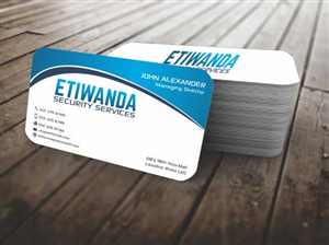 Design de Carte de Visite par szabist pour Etiwanda Security Services, Inc. | Design : #4899702