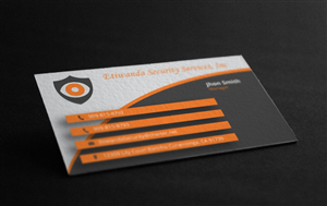 Design de Carte de Visite par Verified artistry (Design garden) pour Etiwanda Security Services, Inc. | Design : #4908312