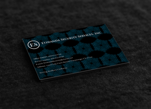 Business Card Design by JessicaLow for Etiwanda Security Services, Inc. | Design: #4916377