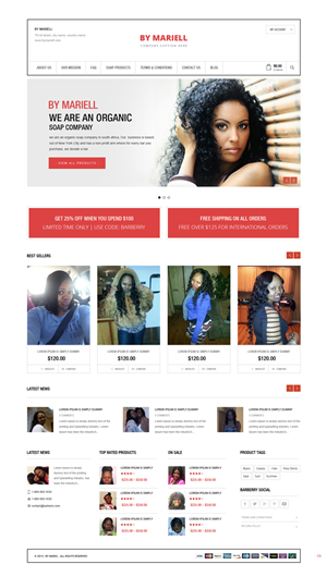 Web-Design von pb für Mariell Inc | Design: #4926068