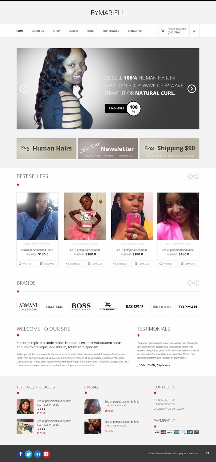 Web Design by pb for Mariell Inc | Design #4926081