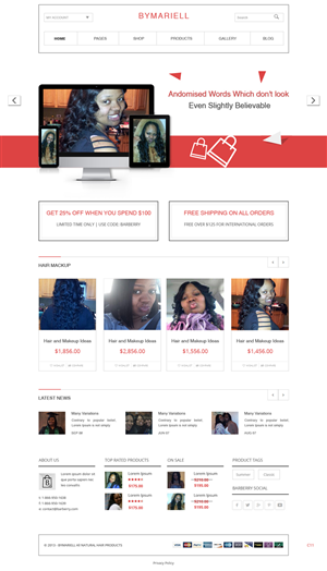 Web-Design von pb für Mariell Inc | Design: #4926093