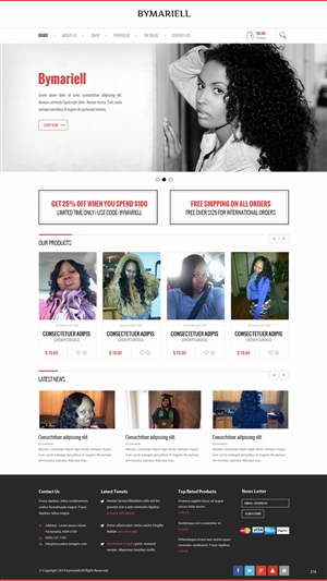 Web-Design von pb für Mariell Inc | Design: #4926100