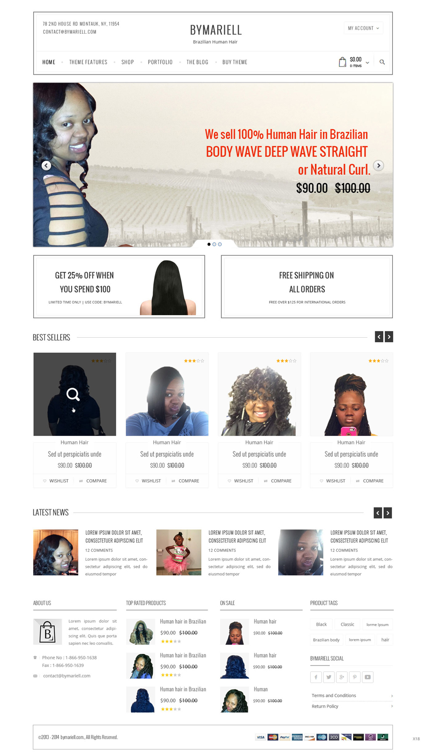 Web Design by pb for Mariell Inc | Design #4931153