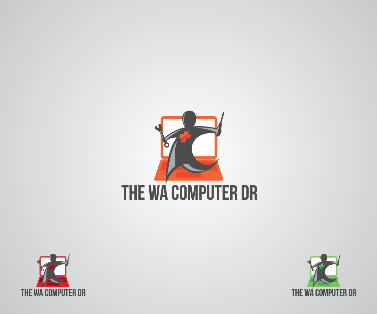 Logo Design by Zdesigns  for The WA Computer DR | Design: #1379583