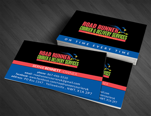 Courier Business needs a Business Card Design !!! | Design de Carte de Visite par  Artman