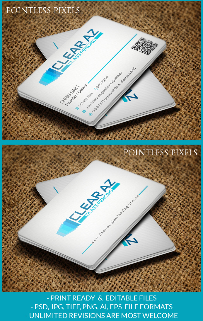 Business Card Design by Pointless Pixels India for this project | Design #4887169